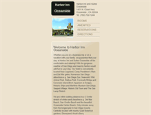 Tablet Screenshot of harborinnoceanside.com